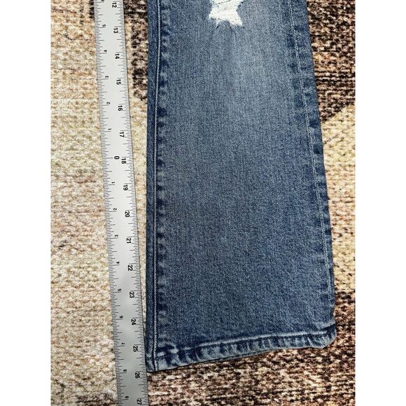 Mother The Insider Ankle Jeans in Bloom and Doom Denim Size 25 - Picture 5 of 10